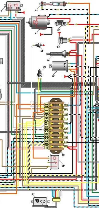 Электросхема ваз 2101: поиск неисправностей и замена электрооборудования