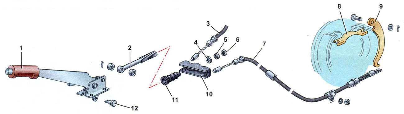 Инструкция: замена ручника на приоре - неисправности, подтяжка
