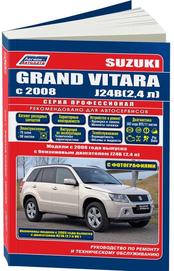 Suzuki grand vitara с 2005, ремонт системы питания инструкция онлайн