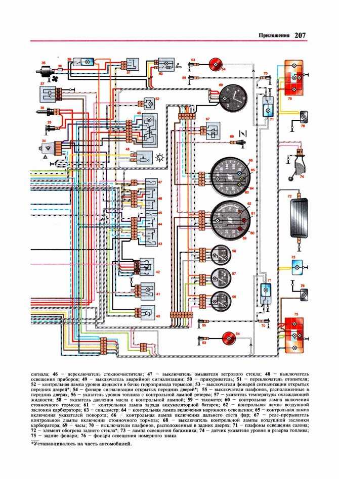 Электросхема ваз 2106 с описанием электрооборудования машины, замена и схема подключения проводки