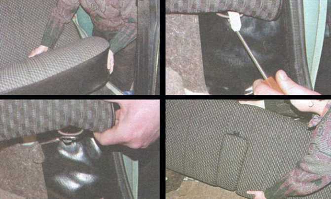 Как отремонтировать сломанную спинку сидения на ваз 2107