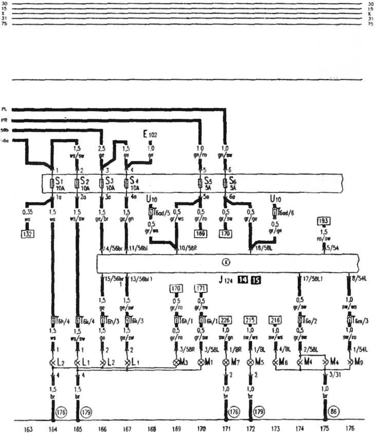 Схема двигатель aar ауди 100