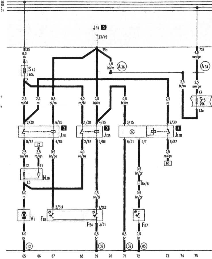 Электросхемы и электрооборудование audi 100 | audi a6 в формате pdf