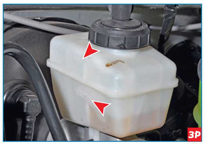 Проверка уровня и доливка тормозной жидкости в бачок главного тормозного цилиндра ваз 2170 приора
