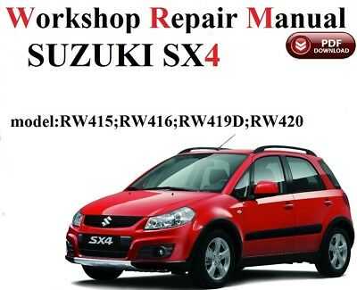 Suzuki sx4 руководство по эксплуатации руководство по ремонту