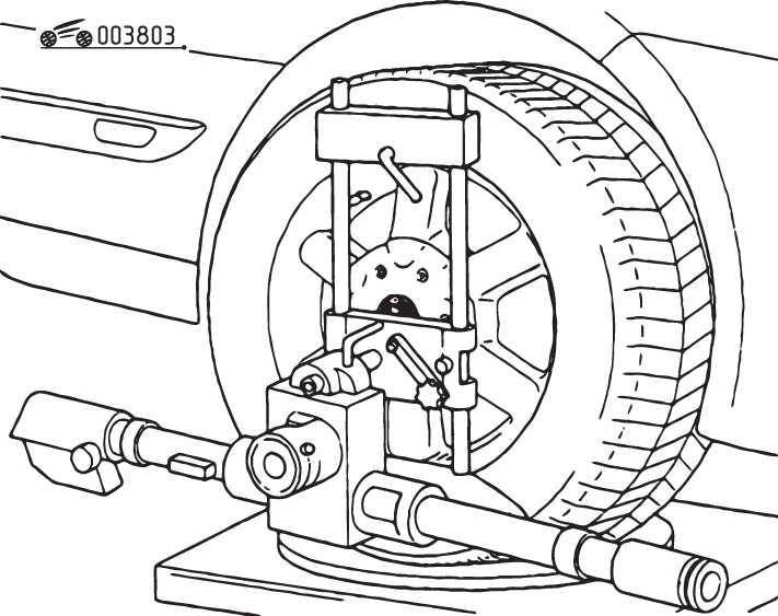 Проверка и регулировка углов установки передних колес на ваз-2107