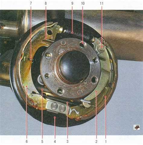 Тормозные механизмы передних колес lada priora / ваз 2170 / 2171 / 2172 / 2173 с 2007 года