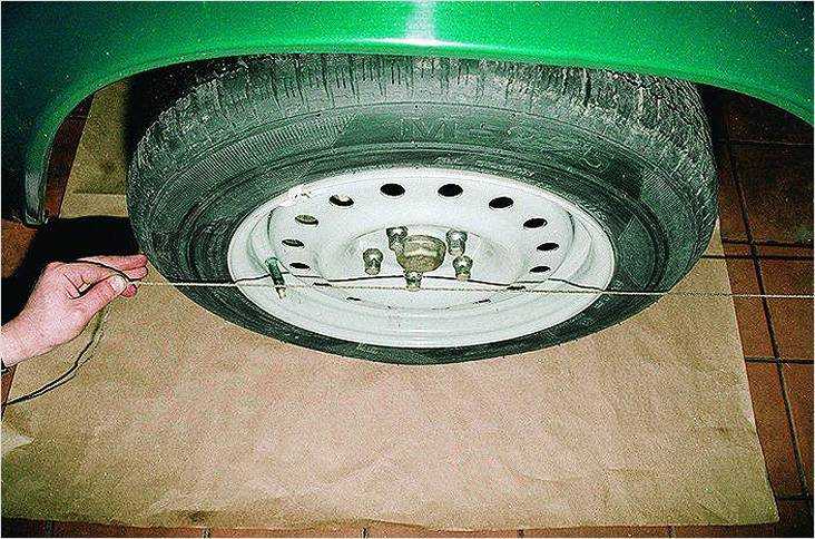 Ремонт ваз 2105 1980-1992: проверка и регулировка углов установки колес
