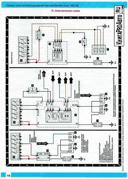 Электросхемы и электрооборудование audi 100 | audi a6 в формате pdf