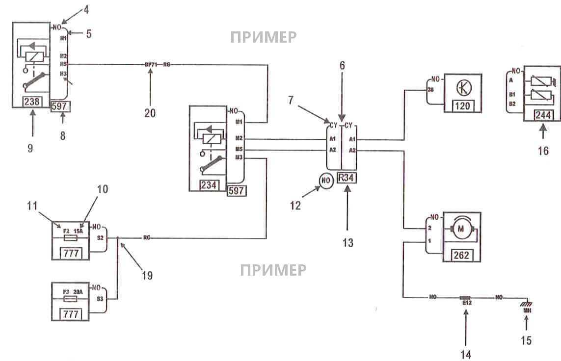 Largus схема электрооборудования