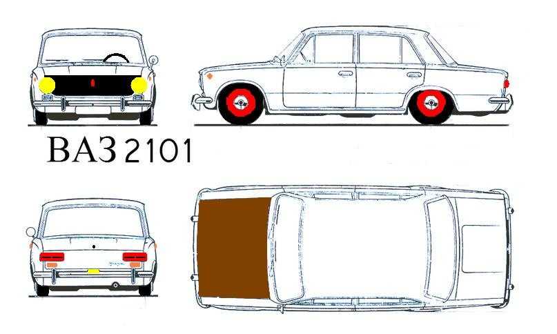Ваз 2101 техническая характеристика автомобилей