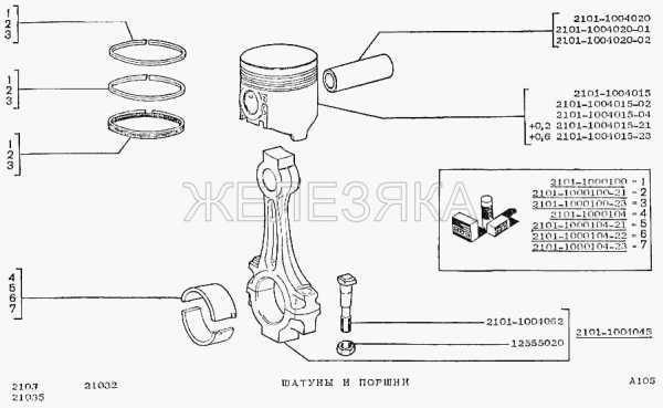 Ремонт ваз 2101 (жигули) : подбор поршня к цилиндру